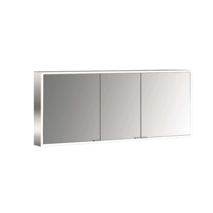 Emco Prime Зеркальный шкаф с подсветкой LED навесная модель, 1600 mm, 3-дверки, IP 20 с Lichtpaket, зеркальная задняя стенка