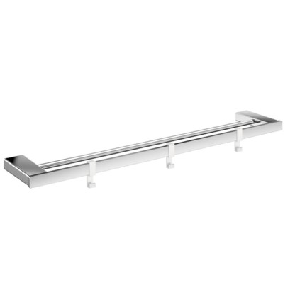 EMCO Loft Держатель полотенец двойной 64.2см,с 3 крючками съемными, подвесной, цвет: хром