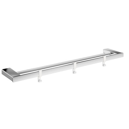 EMCO Loft Держатель полотенец двойной 64.2см,с 3 крючками съемными, подвесной, цвет: хром