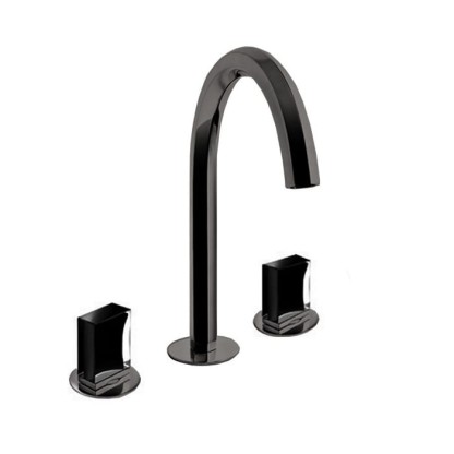 Fantini Venezia Смеситель для раковины, 3 отв., излив: 175 мм, цвет: Matt Gun Metal PVD