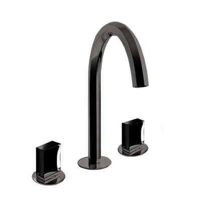 Fantini Venezia Смеситель для раковины, 3 отв., излив: 175 мм, цвет: Matt Gun Metal PVD