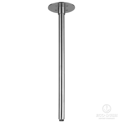 HUBER Lynox Держатель верхнего душа потолочный 200мм, нержавеющая сталь