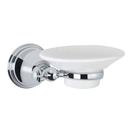 TW Harmony 106, подвесная мыльница, керамическая белая, цвет:  хром