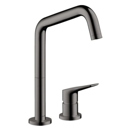 Axor Citterio M Смеситель для кухни 240, на 2 отв., с поворотным изилвом, цвет: полированный черный хром