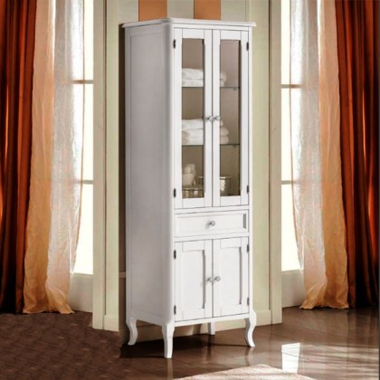 Eban Sabrina Пенал напольный, 64x42x186см, Цвет: bianco perlato