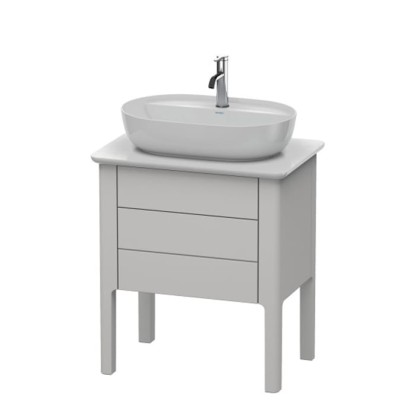Duravit Luv База напольная 68.8x45х74.3см, с 1 выдв. ящиками, каменой столешницей и раковиной, цвет: белый/матовый