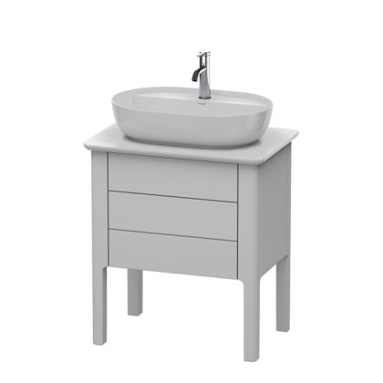Duravit Luv База напольная 68.8x45х74.3см, с 1 выдв. ящиками, каменой столешницей и раковиной, цвет: белый/матовый