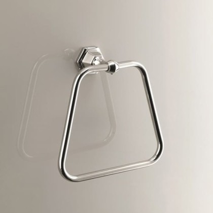 Devon&Devon Jubilee Полотенцедержатель кольцо, подвесной 20см., подвесной, цвет: никель блестящий