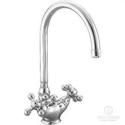 CISAL Arcana Ceramic Смеситель для кухни на 1 отверстие с донным клапаном, цвет: хром