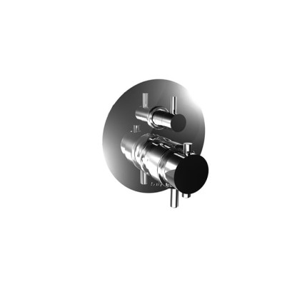 Bongio ON Термостатический смеситель с переключателем на 3 положения, (без встраив части 09766/3) цвет: хром