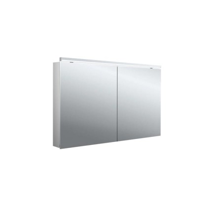 Emco Flat II Зеркальный шкаф 120 см., с подсветкой Classicleuchte, навесная модель, с подсв. для раковины, 2 дверка
