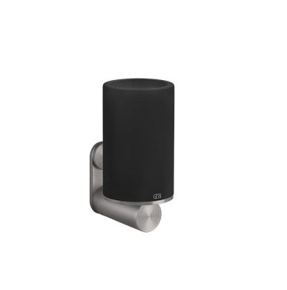 Gessi 316 Стакан подвесной, цвет: шлифованная сталь/черный