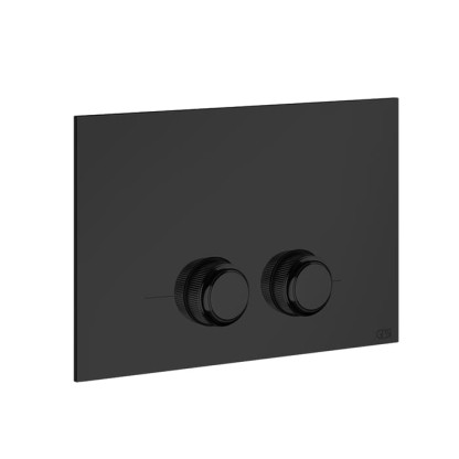 Gessi Venti20 Клавиша смыва для унитаза двойная, для инсталляций Geberit Sigma8 и Sigma12, цвет: черный матовый