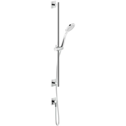 Gessi Rilievo Штанга в комплекте с душевой лейкой, шланг 1,50 м, вывод воды из стены, цвет: хром