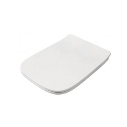 Artceram A16 Сиденье для унитаза, микролифт, цвет: белый матовый/хром