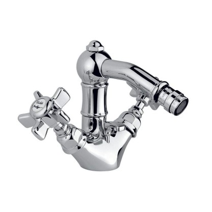 Nicolazzi Dames Anglaises Смеситель для биде с 2мя ручками, с донным клапаном, излив: 127мм, цвет: хром