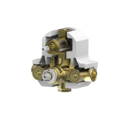 Bongio Fleur Blanc Внутренняя часть термостатического смесителя на 3 источника