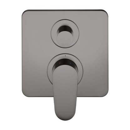 Axor Citterio M Смеситель для ванны, встраиваемый, с переключателем на 2 потока, цвет: полированный черный хром