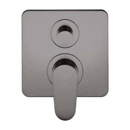 Axor Citterio M Смеситель для ванны, встраиваемый, с переключателем на 2 потока, цвет: полированный черный хром