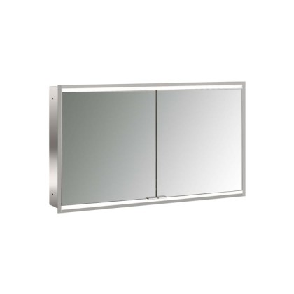 Emco Prime Зеркальный шкаф 120см., с подсветкой LED2 Facelift встраив. модель, 2-дверки, IP 20 зеркальная задняя стенка