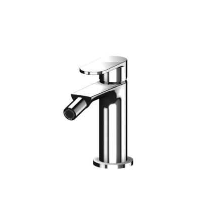 Gattoni H2Omix7000 Смеситель для биде, на 1 отв., с донным клапаном, излив 108,8 мм, цвет: хром