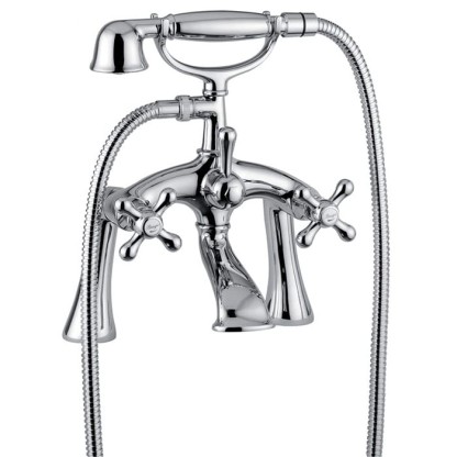 Bongio Axel Смеситель для ванны, 2 отв., цвет: хром