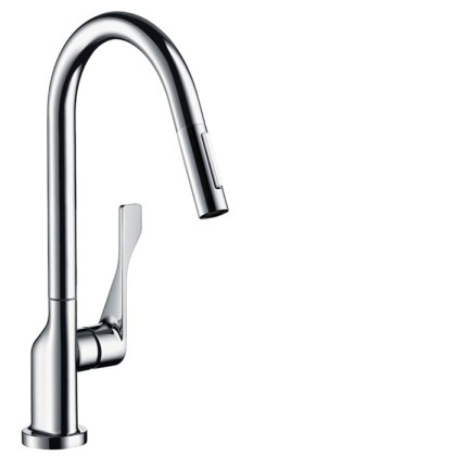 Axor Citterio Выдвижной, однорычажный кухонный смеситель, цвет: хром