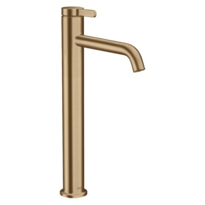 Axor One Смеситель для раковины 260, на 1 отв., высокий, цвет: шлифованная бронза