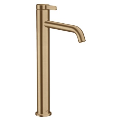 Axor One Смеситель для раковины 260, на 1 отв., высокий, цвет: шлифованная бронза