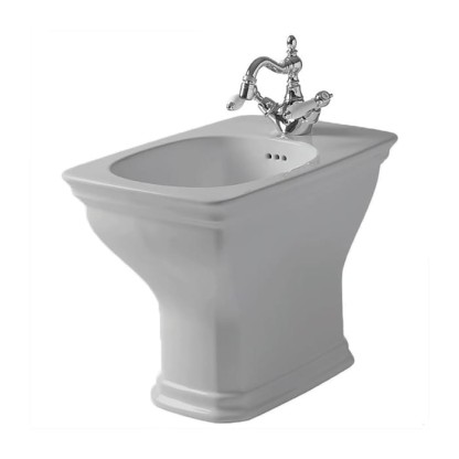 Artceram Civitas Биде напольное 36x54 cм, 1 отверстие, цвет: серый