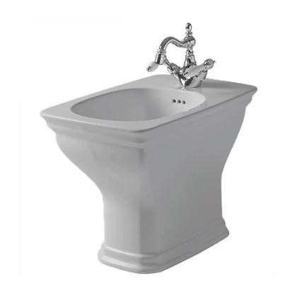 Artceram Civitas Биде напольное 36x54 cм, 1 отверстие, цвет: серый