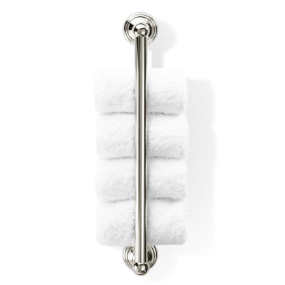 Decor Walther Classic GTH Полотенцедержатель 46см, вертикальный, подвесной, цвет: никель полированный