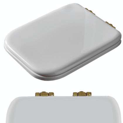 KERASAN Waldorf запчасть - комплект шарниров (микролифт) для сидения 418601/418640, цвет бронза