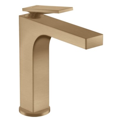 Axor Citterio Смеситель для раковины 160, на 1 отв., с донным клапаном, цвет: шлифованная бронза