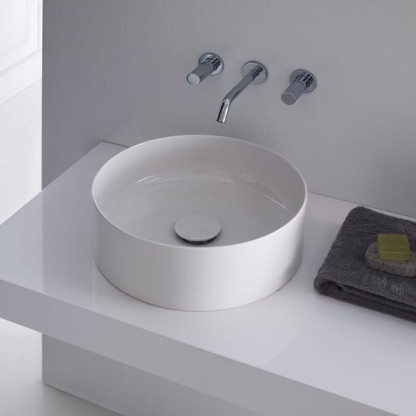 Laufen Living Square Раковина-чаша 38х38х13 см, без отв., без перелива, цвет: белый