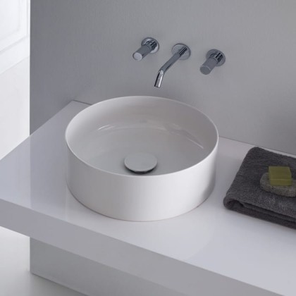 Laufen Living Square Раковина-чаша 38х38х13 см, без отв., без перелива, цвет: белый