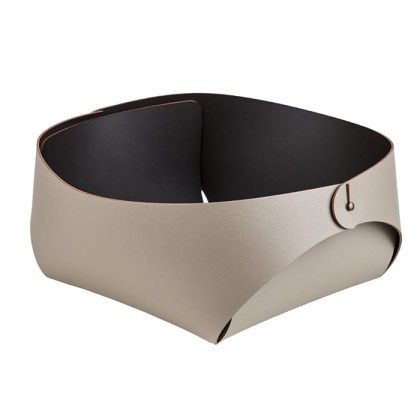 ADJ Корзинка Flora, 20x20xH9 см., цвет: капучино/шоколад