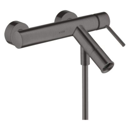 Axor Starck Смеситель для ванны , настенный, цвет: шлифованный черный хром
