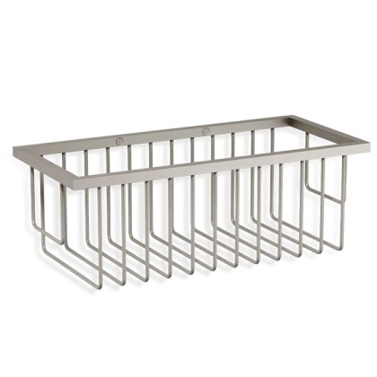 Decor Walther WA WND1 Корзина универсальная 26x12x9.5см для душа, подвесная, цвет: никель сатинированный