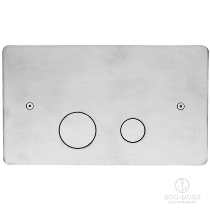 HUBER Lynox Клавиша двойного смыва, нержавеющая сталь