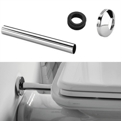 Kerasan Набор для подключения скрытого смывного бачка к напольному унитазу d=40мм, цвет: хром