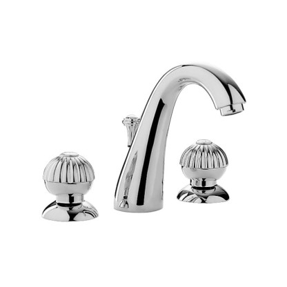 Bongio Radiant Смеситель для раковины, 3 отв., цвет: хром