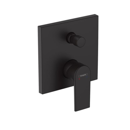 Hansgrohe Vernis Shape Смеситель для ванны, встраиваемый, внешняя часть, цвет: матовый черный