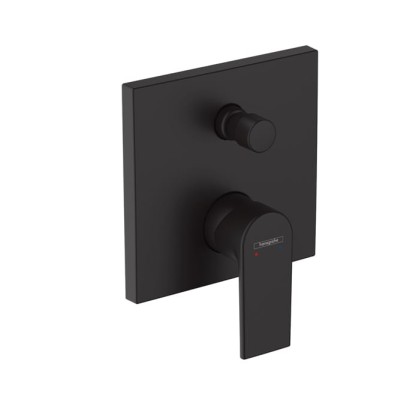 Hansgrohe Vernis Shape Смеситель для ванны, встраиваемый, внешняя часть, цвет: матовый черный