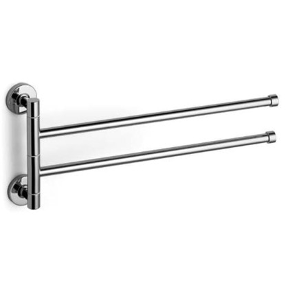 Bertocci Cinquecento Полотенцедержатель двойной 37см, подвесной, цвет: хром