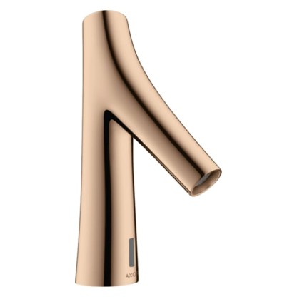 Axor Starck Organic Cмеситель для раковины, на 1 отв., электронный, без регулировки температуры, питание от сети 230V, цвет: полированное красное золото