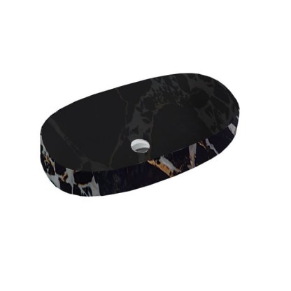 Artceram Cognac Раковина 68x35 см, без отв., накладная, цвет:portoro gold