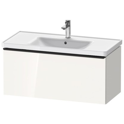 Duravit D-Neo Тумбочка подвесная 98.4х44x45.2см., раковина, 1 ящик, цвет: белый высокоглянцевый
