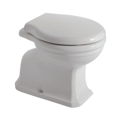 Globo Paestum Унитаз напольный 58х37,5см, слив в пол, цвет: белый