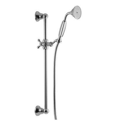 Carlo Frattini Wellness Душевая штанга с ручным душем и шлангом 1500 мм., цвет: хром